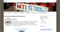 Desktop Screenshot of madisonteachers.org