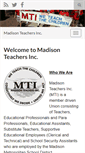 Mobile Screenshot of madisonteachers.org